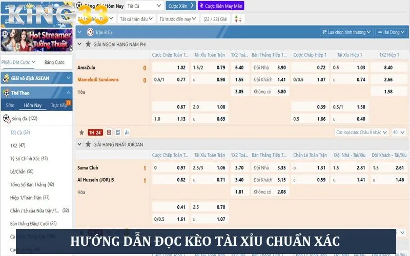 Hướng dẫn đọc kèo cược tài xỉu chuẩn nhất