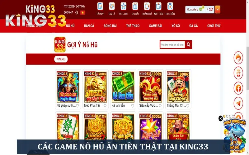 List các game nổ hũ ăn tiền anh em nên thử