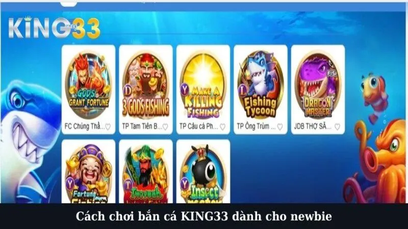 Cách chơi bắn cá KING33 dành cho newbie