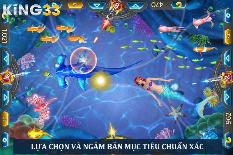 Ngắm bắn mục tiêu và xả đạn cực chuẩn xác