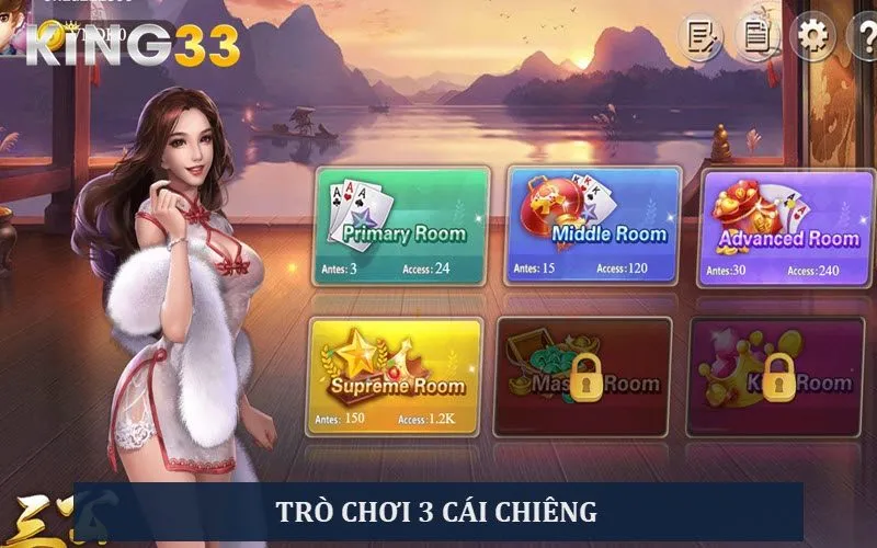 Thử thách với game dự đoán 3 cái chiêng