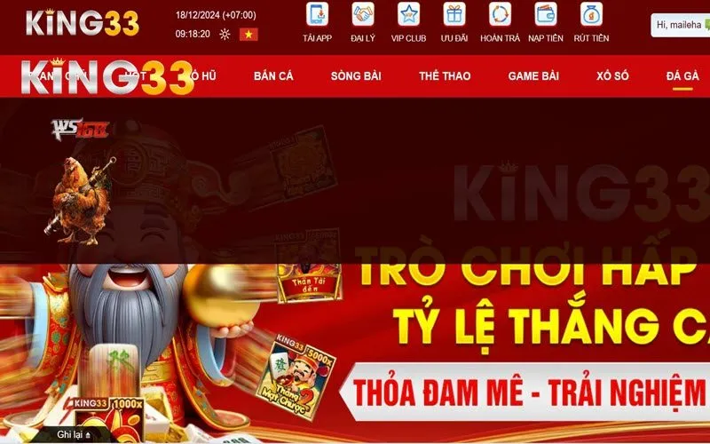 Vị trí sảnh WS168 tại nhà cái King33